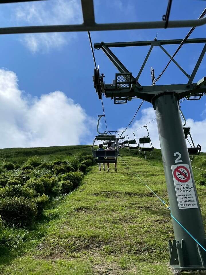４．伊豆の絶景を一望！「大室山（おおむろやま）」（伊豆高原）