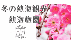 熱海梅園徹底ガイド：見頃、アクセス、混雑回避術まで！